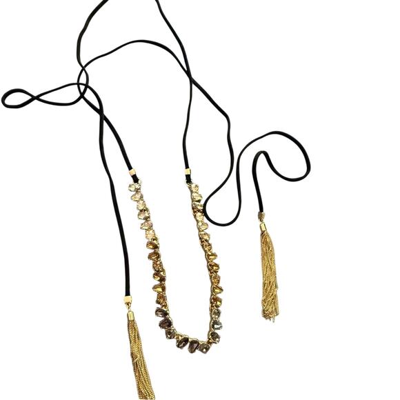 Stella & Dot Lariat Wrap Necklace - Picture 1 of 9